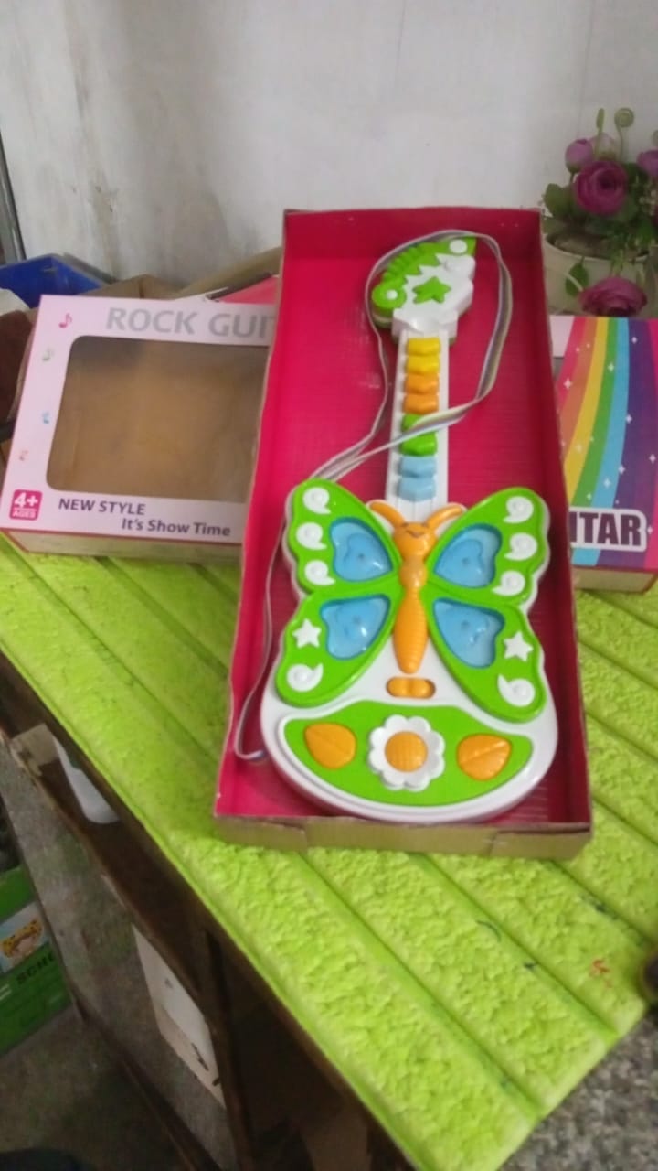 Butterfly Guitar Toy with Light and Music Toy (1 Pc / Battery not included)-Toys & Games-AniGuess-AniGuess