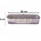 Stylish Bathroom Wall Shelf – 1 Pc, Multi-Purpose Storage Organizer with Hooks