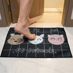 anti skid printed mats for kitchen and hallway