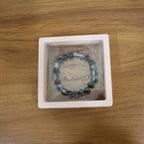 Elegant Dual-Tone Crystal Beaded Stretch Bracelet (1 Pc)