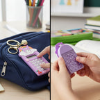 Cute Cartoon Kuromi Calculator Keychain with Mini Digital Display (1 Pc)