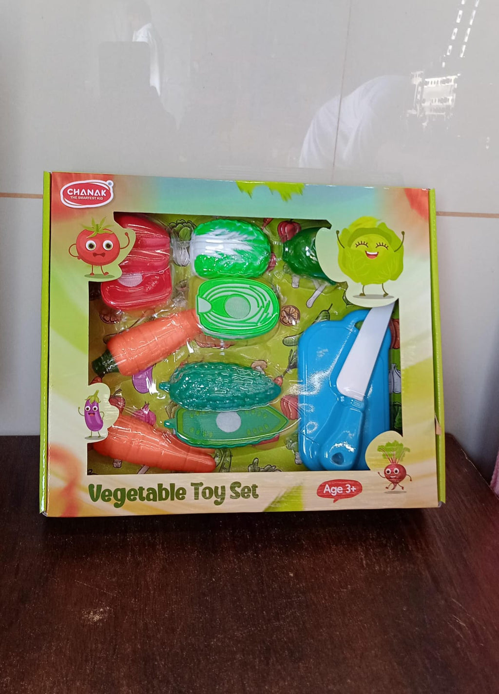Realistic slice-able fruits and vegetables cut in 2 part play toy set-Toys & Games-AniGuess-AniGuess