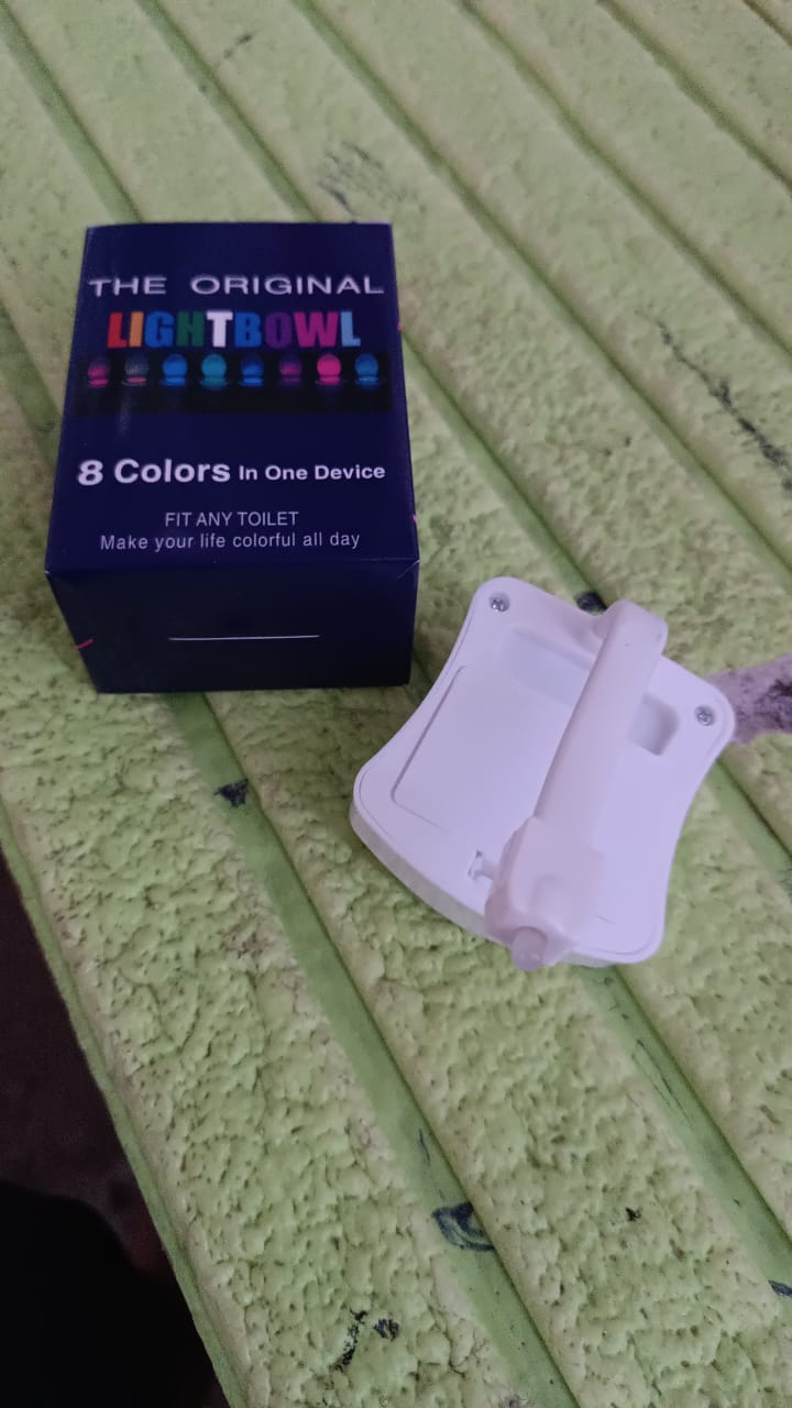 Toilet Light, LED Toilet Bowl Light Toilet Cover Lamp (1 Pc / Battery Not Included)-Electronics-AniGuess-AniGuess