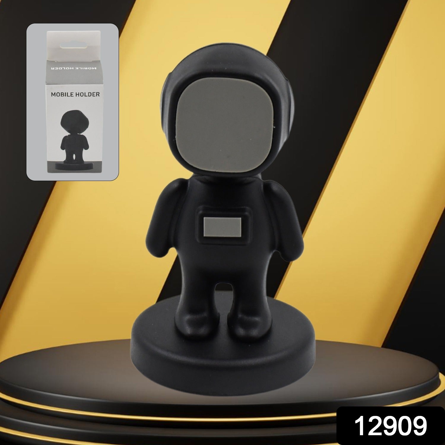 Cartoon Astronaut Magnetic Mobile Phone Holder – 360° Rotating Car Mount (1 Pc)-mobile accessories-AniGuess-AniGuess