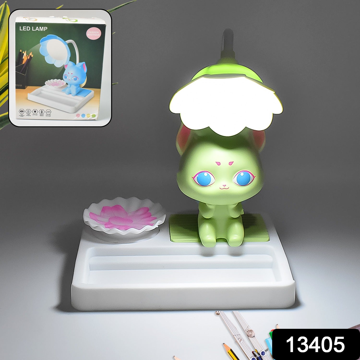 Cute Lovely Cartoon With Base LED Desk Light (1 Pc)-Baby-AniGuess-AniGuess