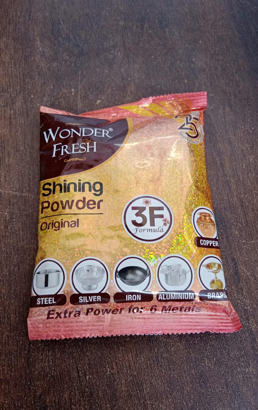 Shining Powder Cleans Polishes Copper Brass Silver Aluminum Iron Steel Removes 200 GM-Health & Personal Care-AniGuess-AniGuess