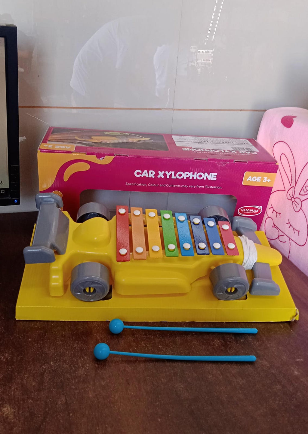 Musical Car Piano Xylophone Toy, Plastic Car Xylophone (1 Set)-Toys & Games-AniGuess-AniGuess