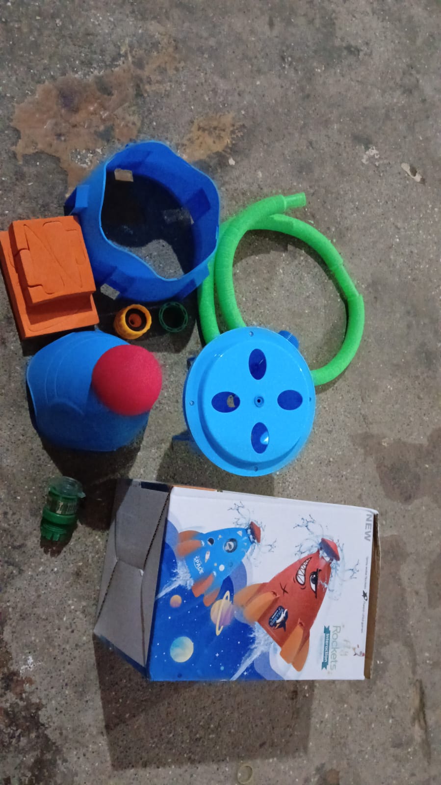 Sprinkler Rocket Launcher Summer Toys for Kids (1 Set)-Garden & Outdoors-AniGuess-AniGuess