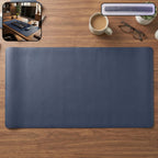Leather finish desk mat