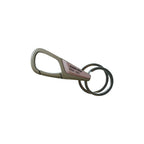 Premium Heavy Duty Metal Key Holder with Locking Carabiner Clip (1 Pc)