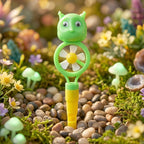 Kids Toothbrush with Cute Animal Whistle Toy Set