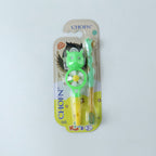 Kids Toothbrush with Cute Animal Whistle Toy Set