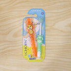 Kids Toothbrush with Cute Cartoon Whistle Toy Set (2 Pc Set)