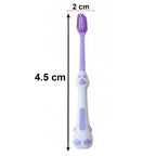 Kids Cartoon Spring Frog Toy With Toothbrush Set (2 Pc Set)