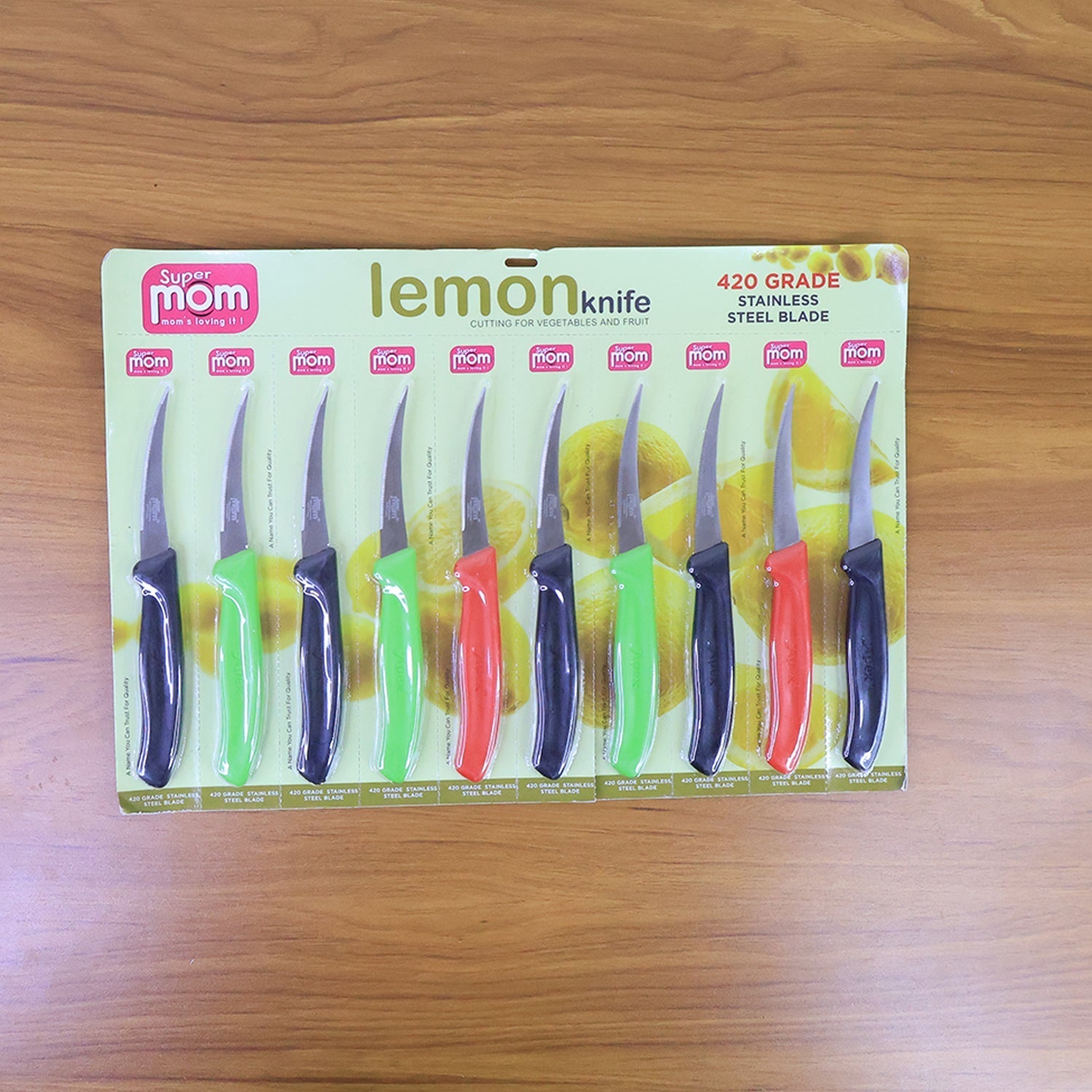 Supermom Stainless Steel Lemon Knife, Chhari (10 Pc / Set)