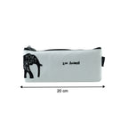 Stylish Canvas Pencil Pouch (1 Pc)