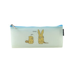 Cute Cartoon Transparent Pencil Pouch (1 Pc)