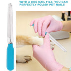 Pet Nail Clipper and Nail File Grooming Kit for Dogs and Cats (Mix Color / 2 Pc)