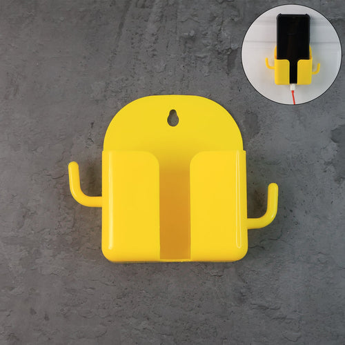 1 Pc Wallmount Mobile Stand With Hook for and stuffs purposes. (Mix Color / 1 Pc)-mobile accessories-AniGuess-AniGuess