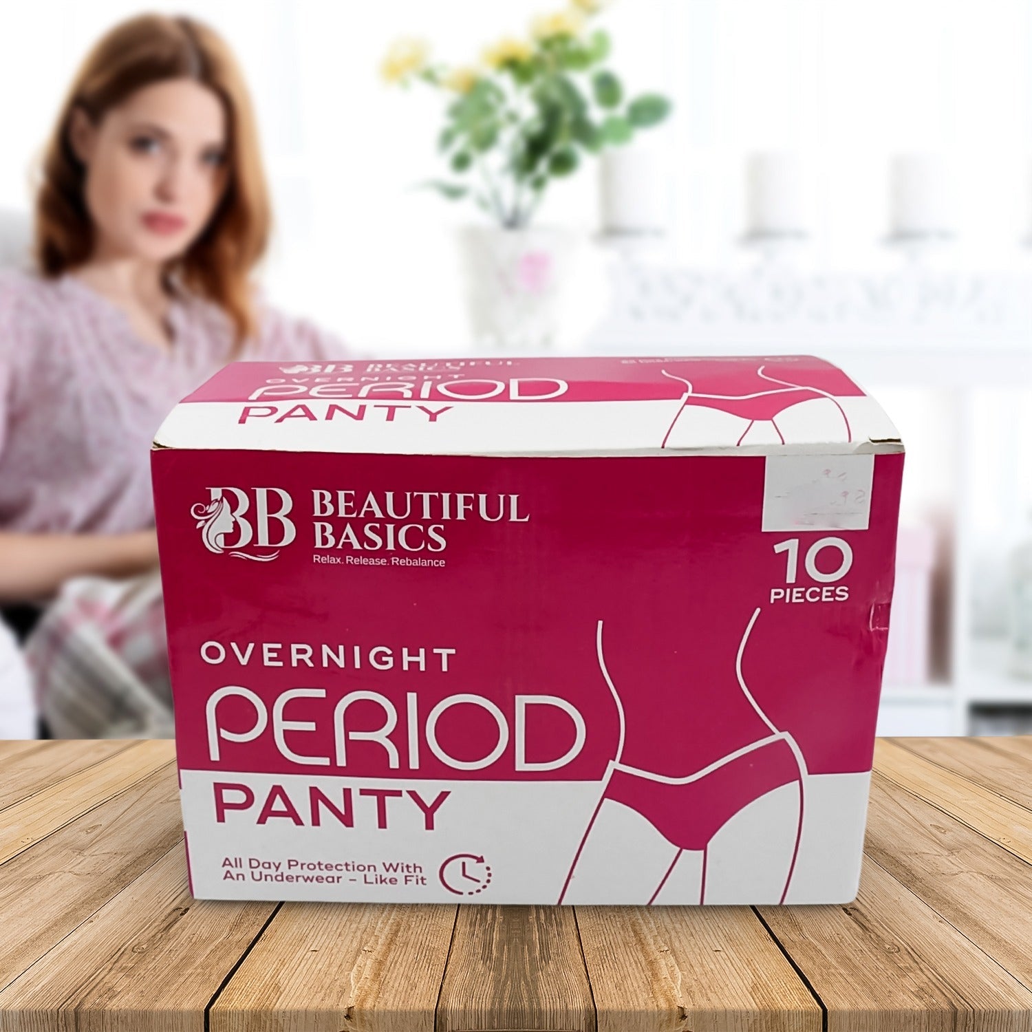Women's Emergency Kit, Travel Kit- Includes Seamless Underwear, Pantyliner, Feminine Hygiene Sachet First Period Kit (10 Pcs)-Health & Personal Care-AniGuess-AniGuess