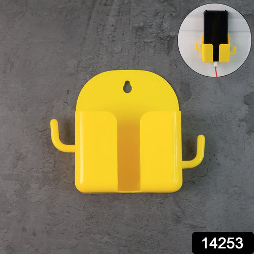 1 Pc Wallmount Mobile Stand With Hook for and stuffs purposes. (Mix Color / 1 Pc)-mobile accessories-AniGuess-AniGuess