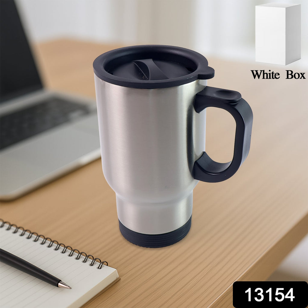 Stainless Steel Vacuum Glass Insulated Glass Coffee Cups, Tumbler (With Lid & Handle / 1 pc)-Home & Kitchen-AniGuess-AniGuess