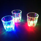 24-piece LED shot glass set with flashing lights