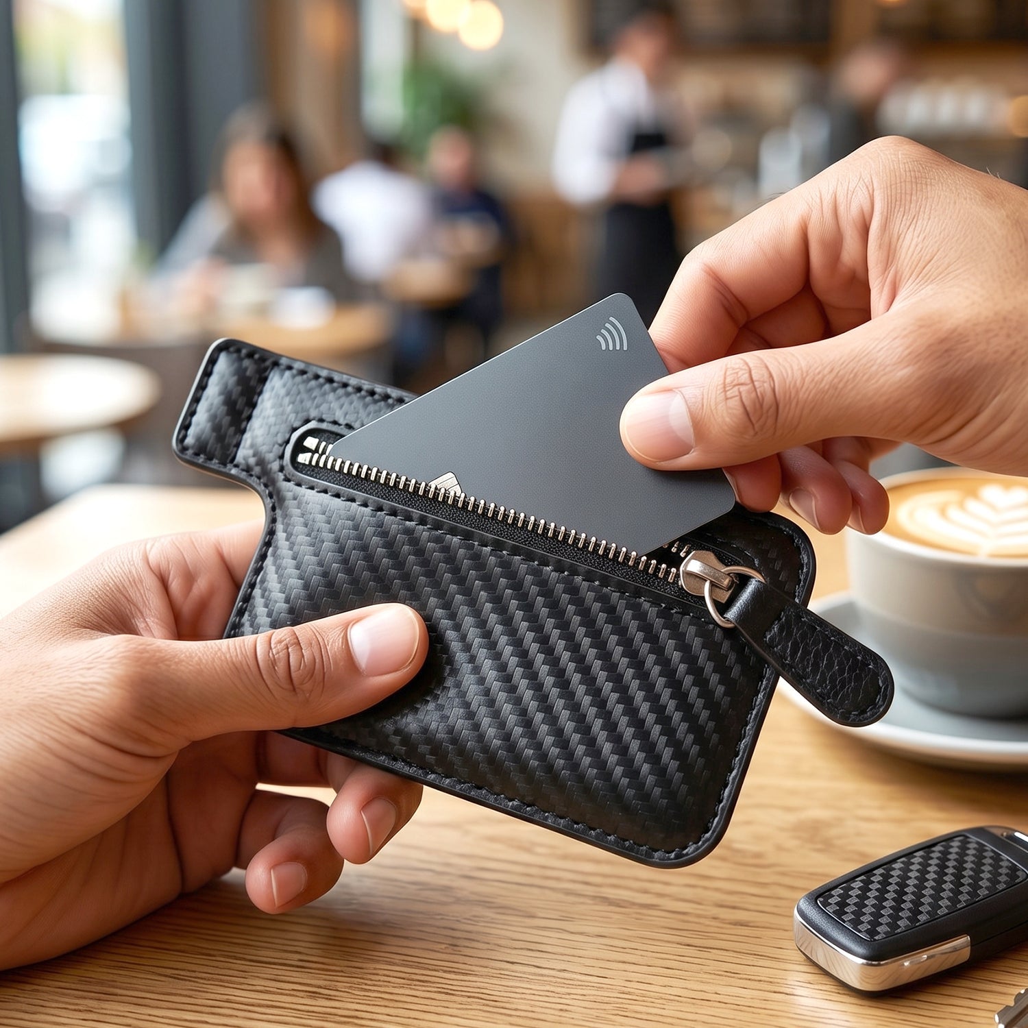 Adhesive Card Phone Holder with Zipper – Versatile Wallet Case (1 Pc / Mix Color)-Bags, Wallets and Luggage-AniGuess-AniGuess