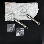 2-Piece Stainless Steel Spiral Hand Whisk - (2 Pc / Set)